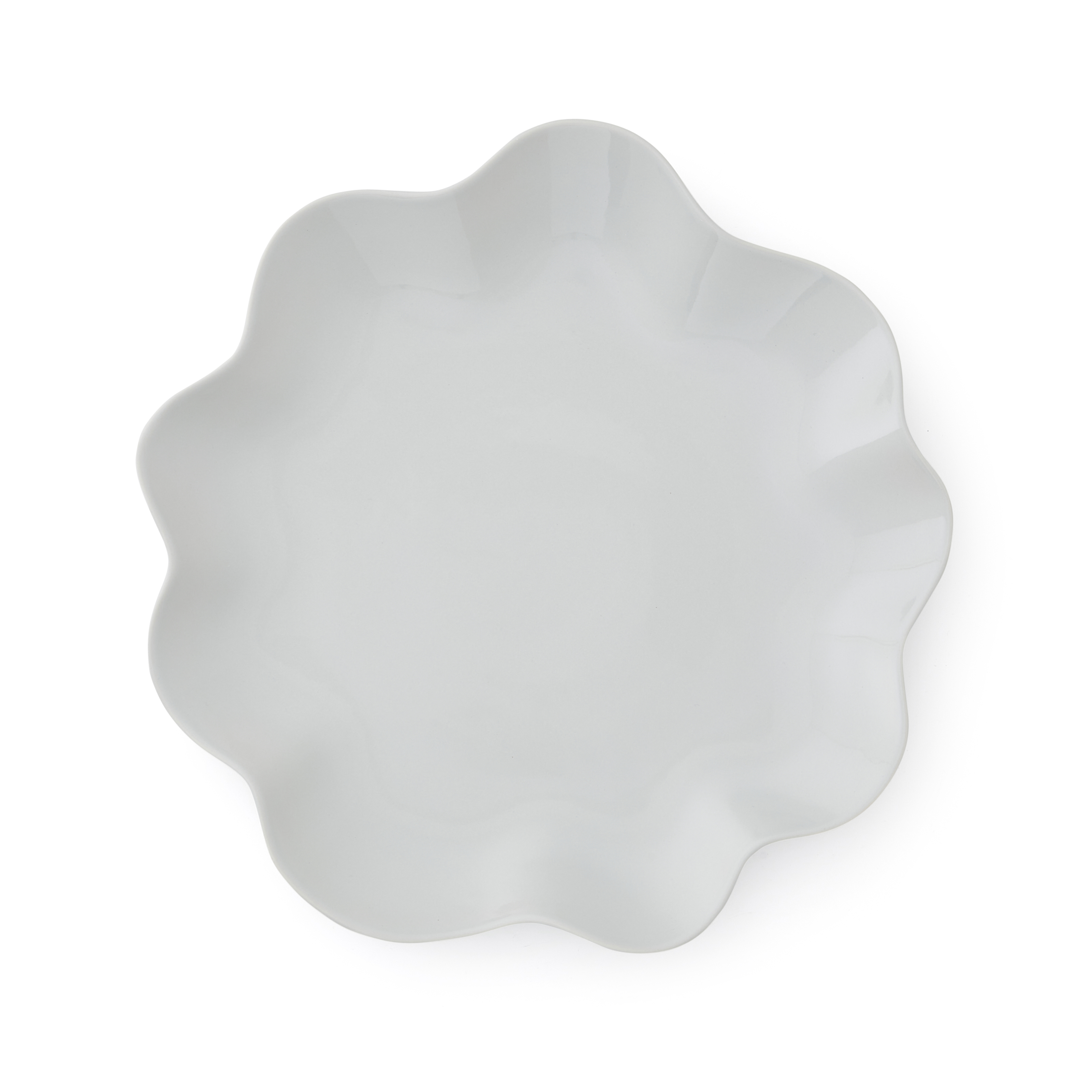 Sophie Conran Floret Large Serving Platter- Dove Grey image number null